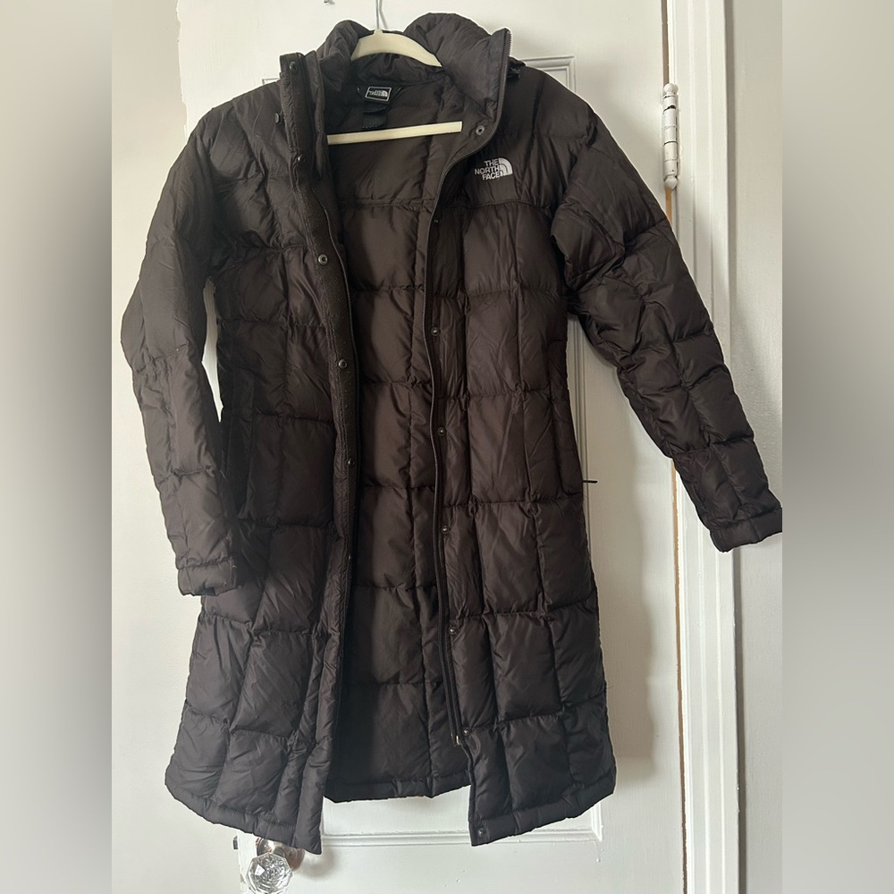 SOLD North Face Dark chocolate brown goose down 600 parka